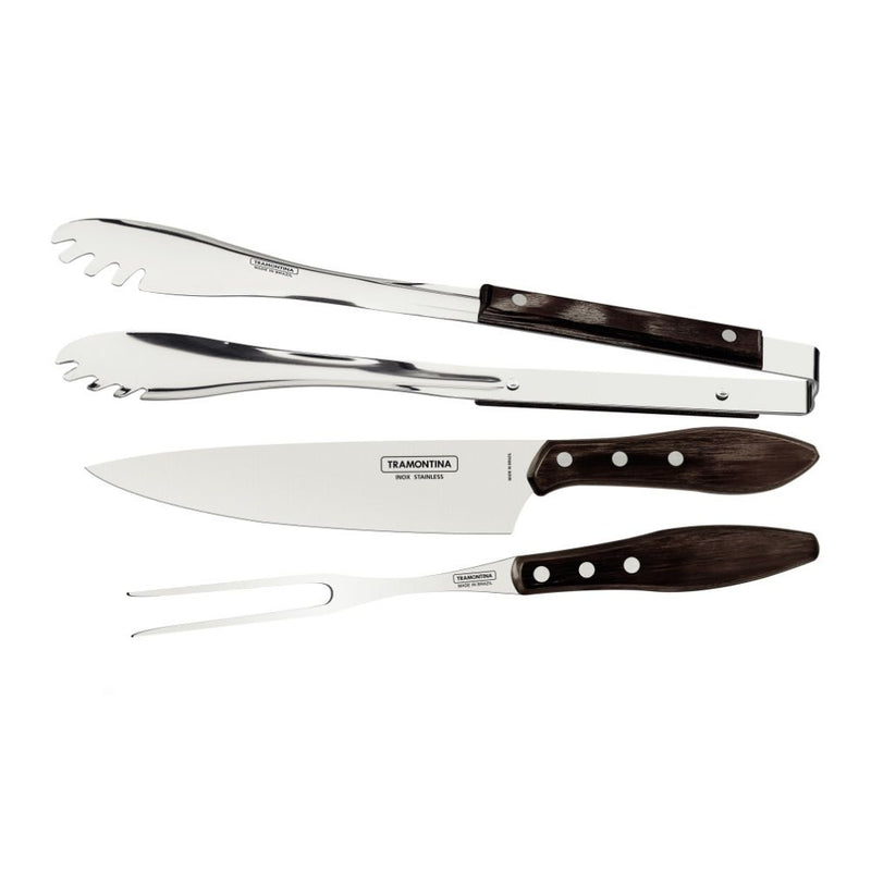 Tramontina Churrasco Barbecue Set Polywood - 2 Piece Set copy