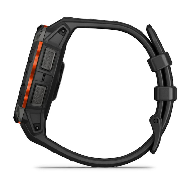 Garmin Instinct 3 – 50 mm, Solar Black with Charcoal Silicone Band