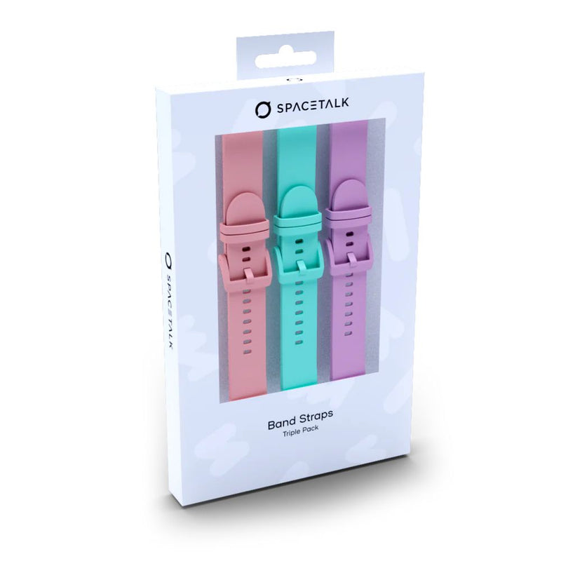 Spacetalk Triple Pack Band Straps Arctic Lilac Candy