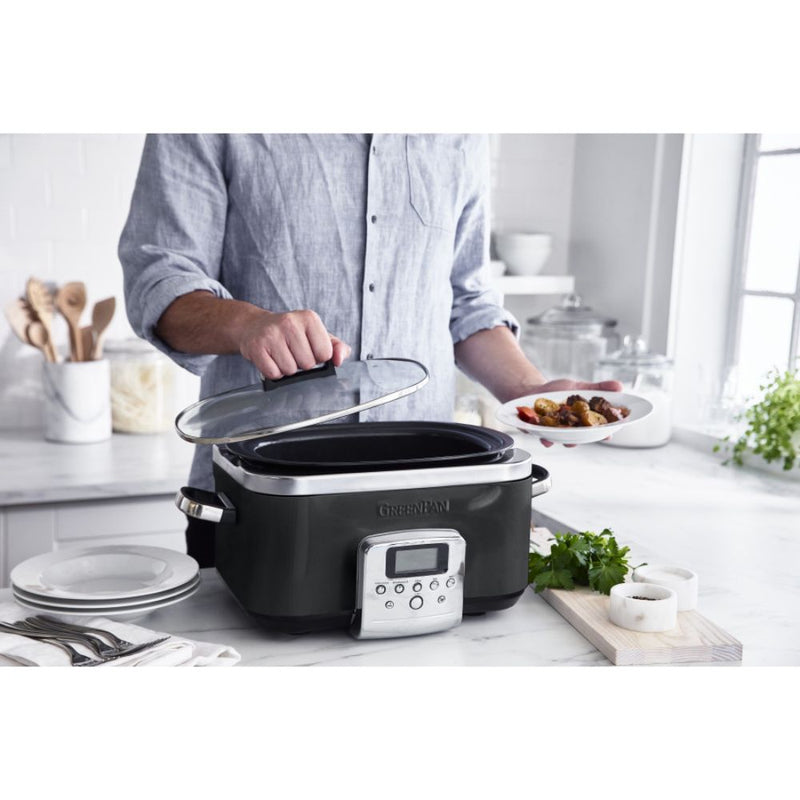 GreenPan Slow Cooker 6L (Black)