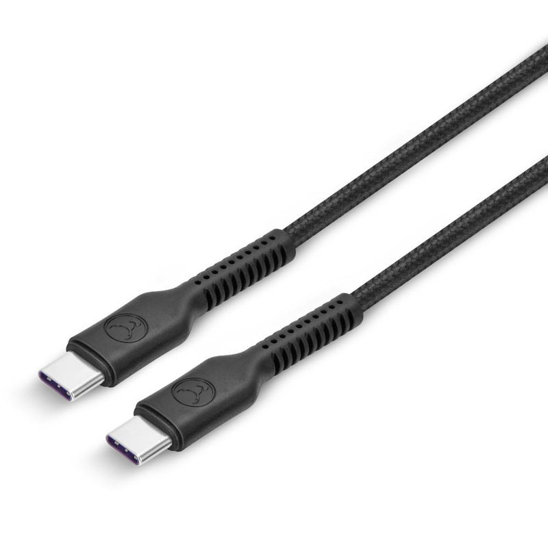 Bonelk Long-Life Easy Grip USB-C to USB-C Cable, 100W 1.2m Black