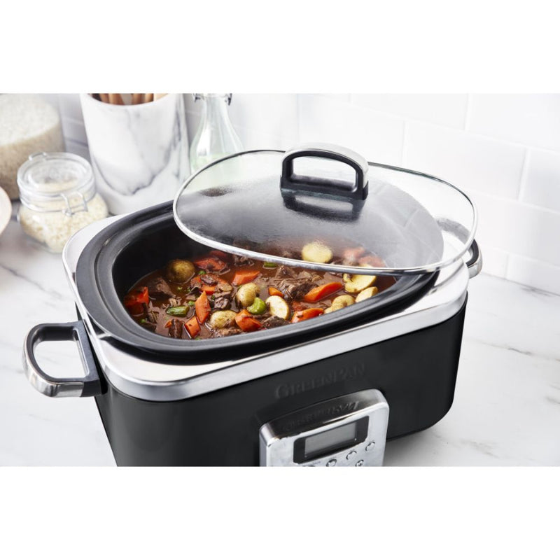 GreenPan Slow Cooker 6L (Black)