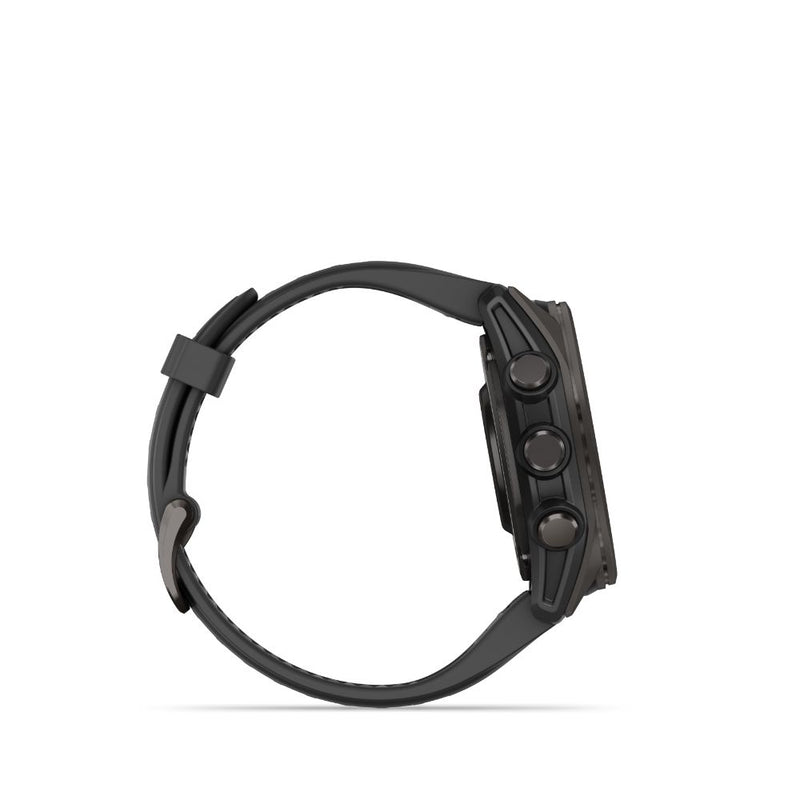 Garmin Fenix 8 47mm AMOLED (Slate Grey with Black Silicone Band)