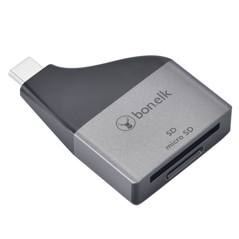 Bonelk USB-C to MicroSD/SD Adapter (Black) Space Grey