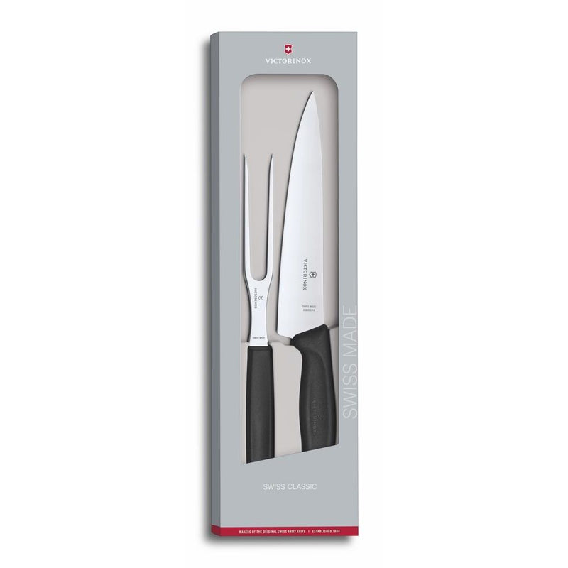 Victorinox Classic Carving 2 Piece Set (Black)